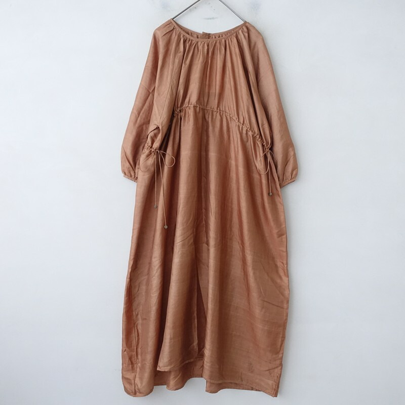 ブノン BUNON シルクドローストリングワンピース L 【中古】【41C62】