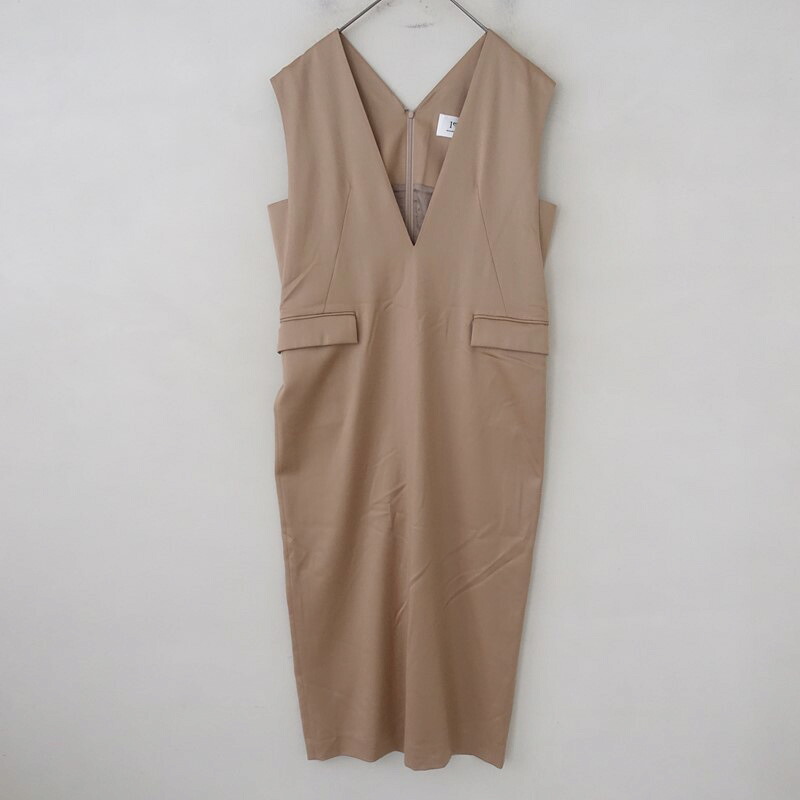 【未使用/2025/AW/定価4.0万】プルミエアロンディスモン 1er Arrondissement ウールサテンワンピース 38 【中古】【91C62】｜ブランド古着買取dropワンピース