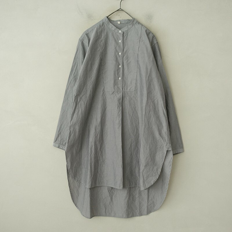 ムジラボ MUJI Labo シルク混チュニックプルオーバーシャツ S 【中古】【02C62】