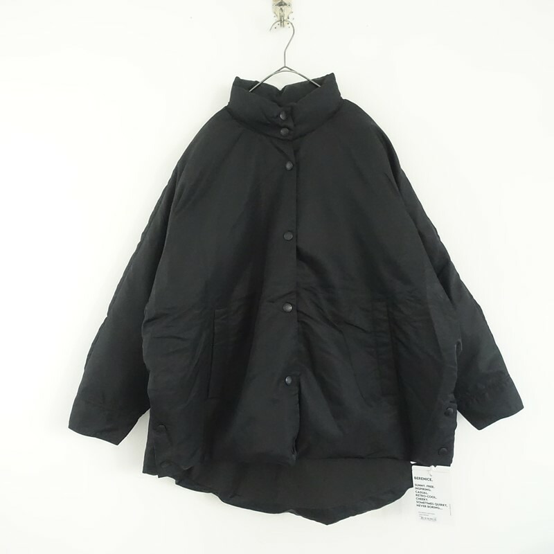 【未当て嵌める/2025/AW/必要経費6.6万】ベレニス BERENICE. AP STUDIO買いもとめる ブラックオーバーダウンジャケット  32 【中古】【02C62】