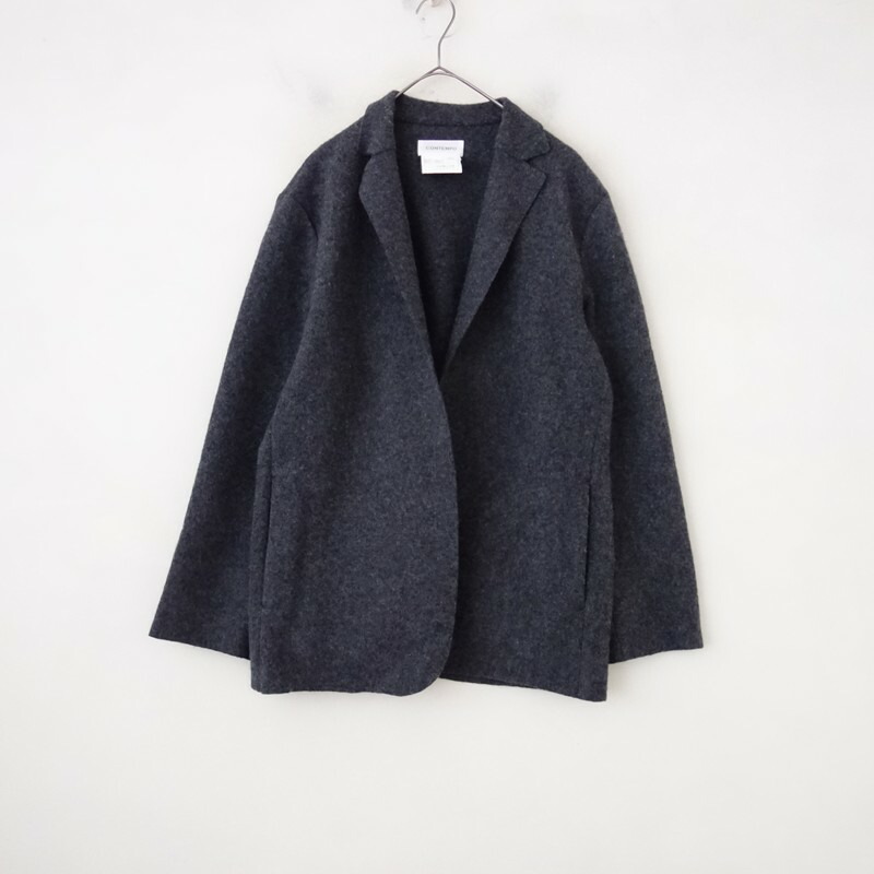 【2025/AW/定価6.6万】ヤエカコンテンポ YAECA CONTEMPO 53052504 フェルトジャケット S 【中古】【02C62】|ブランド古着買取drop