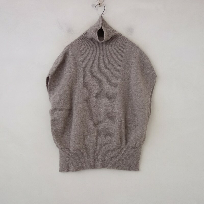 【2025AW//定価2.7万】シーエーアンドコー CA & Co. YAK ドロップショルダーベスト - 【中古】【22C62】