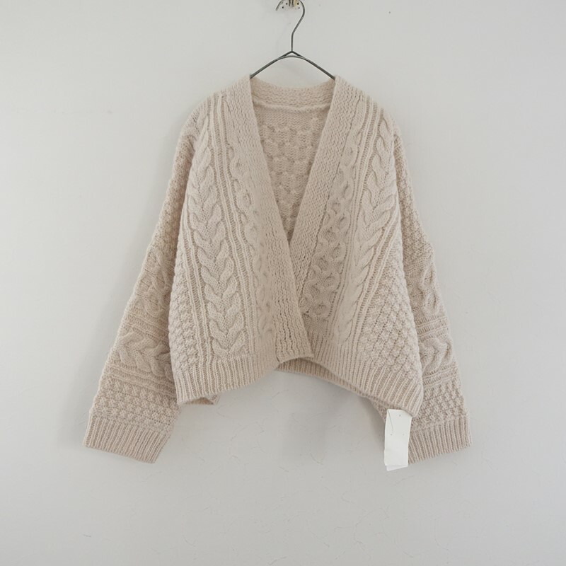 【美品/2024AW/定価2.7万】ジャーナルスタンダード ラックス JOURNAL STANDARD LUXE ウールアランカーディガン F 【中古】【42C62】