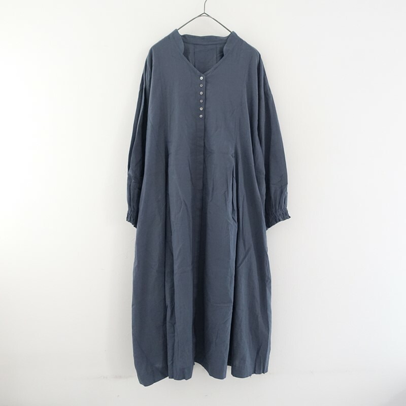 バスコ BASCO nest コットンシャツワンピース  3 【中古】【62C62】