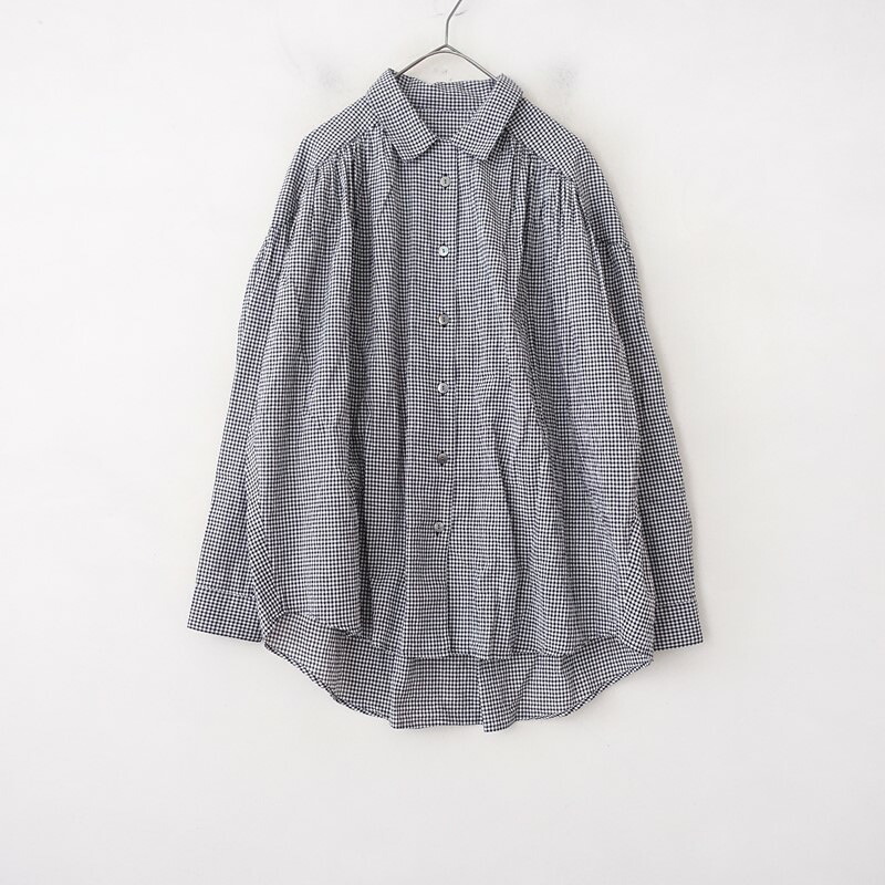 【美品/2026SS/定価2.4万】ポプリ pot-pourri モレナチュニックシャツ - 【中古】【82C62】