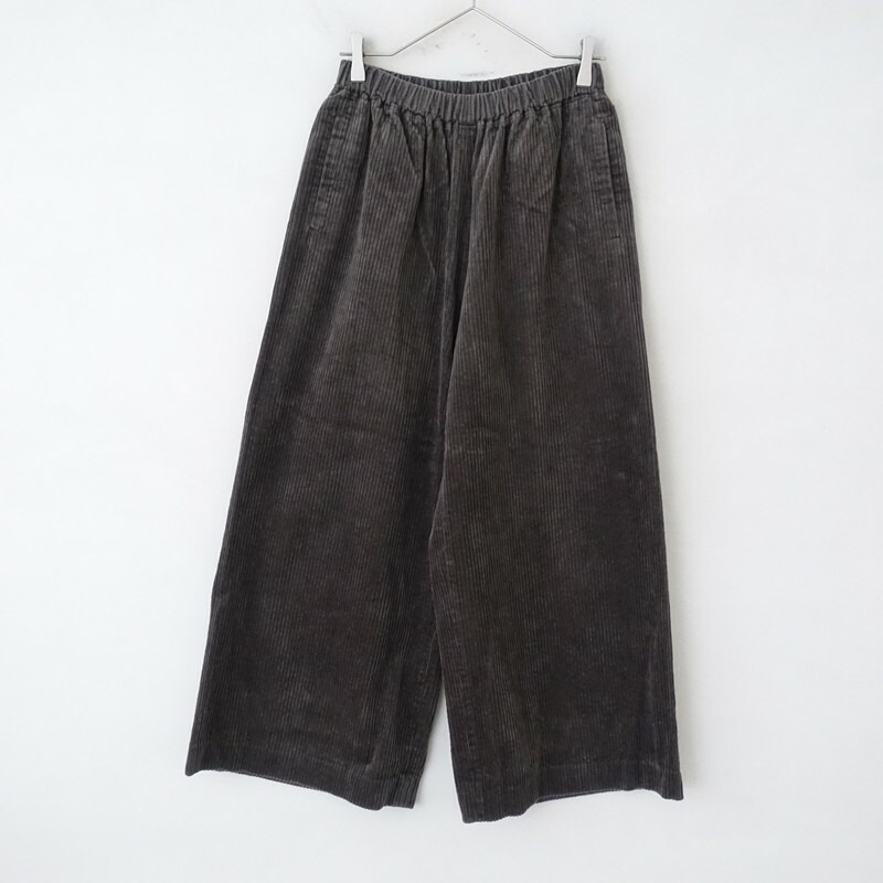 ババグーリ Babaghuri 太コールワイドイージーパンツ M 【中古】【03C62】