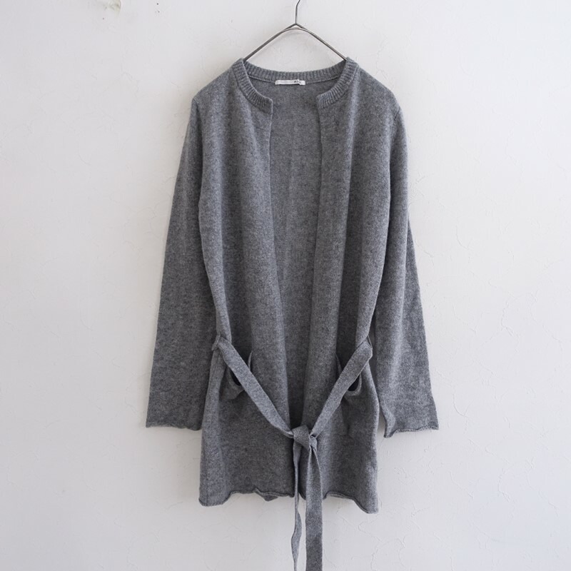 【美品】エヌワンハンドレッド n100 カシミヤニットローブ 34 【中古】【03C62】