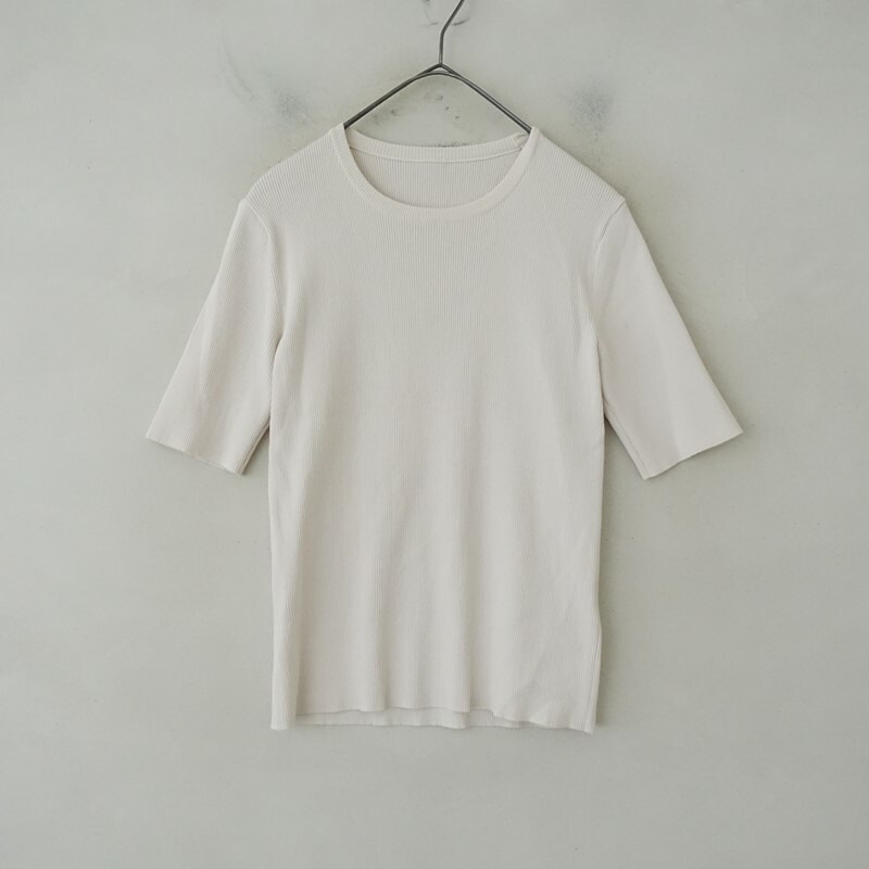 【美品/定価2.5万】ドゥーズィエムクラス ミューズ Deuxieme classe MUSE DINER B RIB クルーネックプルオーバー 【中古】【03C62】