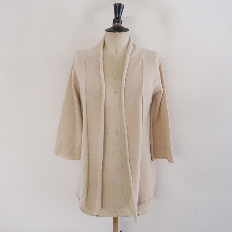 クロス＆クロス Cloth&Cross カシミヤニットローブカーディガン 【中古】【03C62】