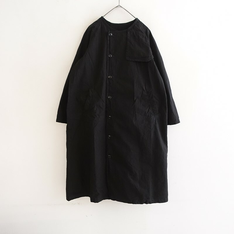 【染/定価4.9万】ネストローブ nest Robe スーピマコットンノーカラートレンチコート F 【中古】【30D62】|ブランド古着買取drop
