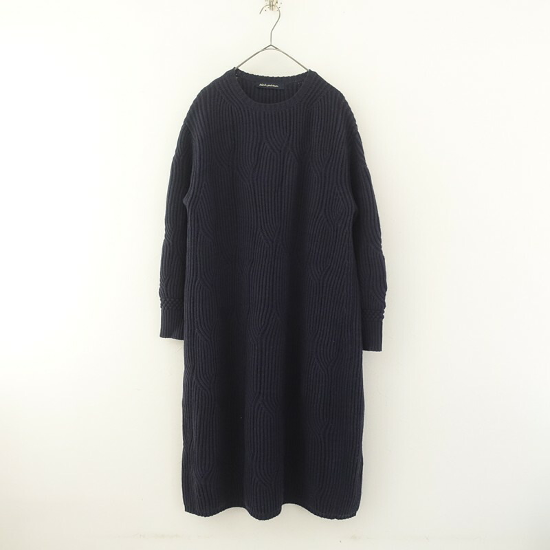 【定価9万】ミナペルホネン mina perhonen sulka ニットワンピース 38 【中古】【70D62】｜ブランド古着買取drop 23,248円