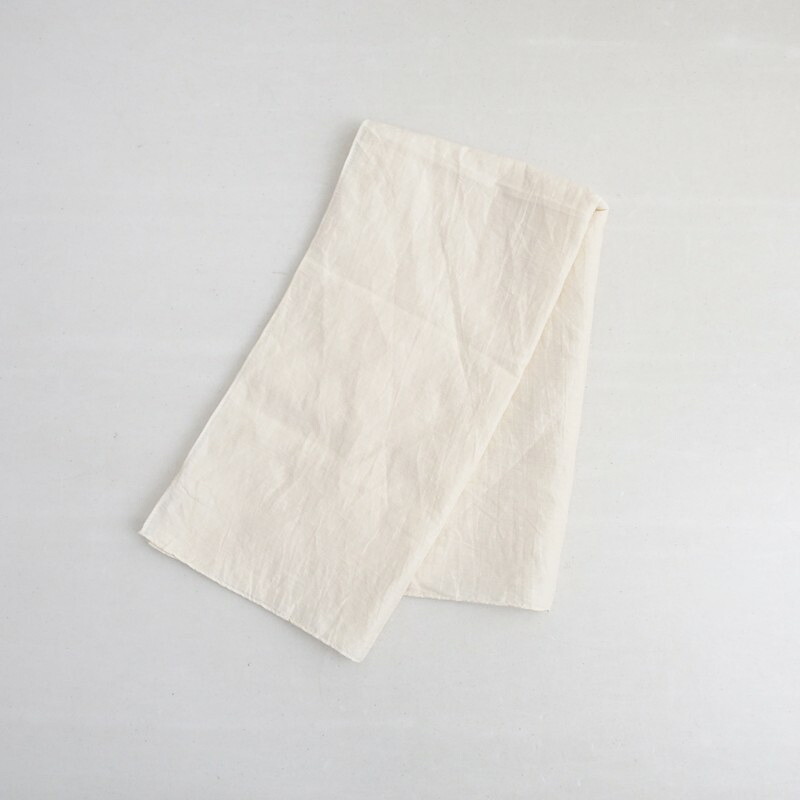 【2025SS/未使用/定価1.4万】ヨリ Yoli Cotton ramie scarf コットンラミースカーフ 【中古】【70D62】