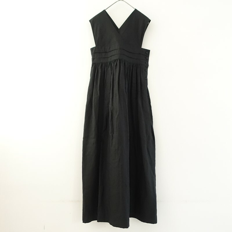 【美品/定価4.8万】ハイク HYKE LINEN MAXI DRESS 1 【中古】【90D62】