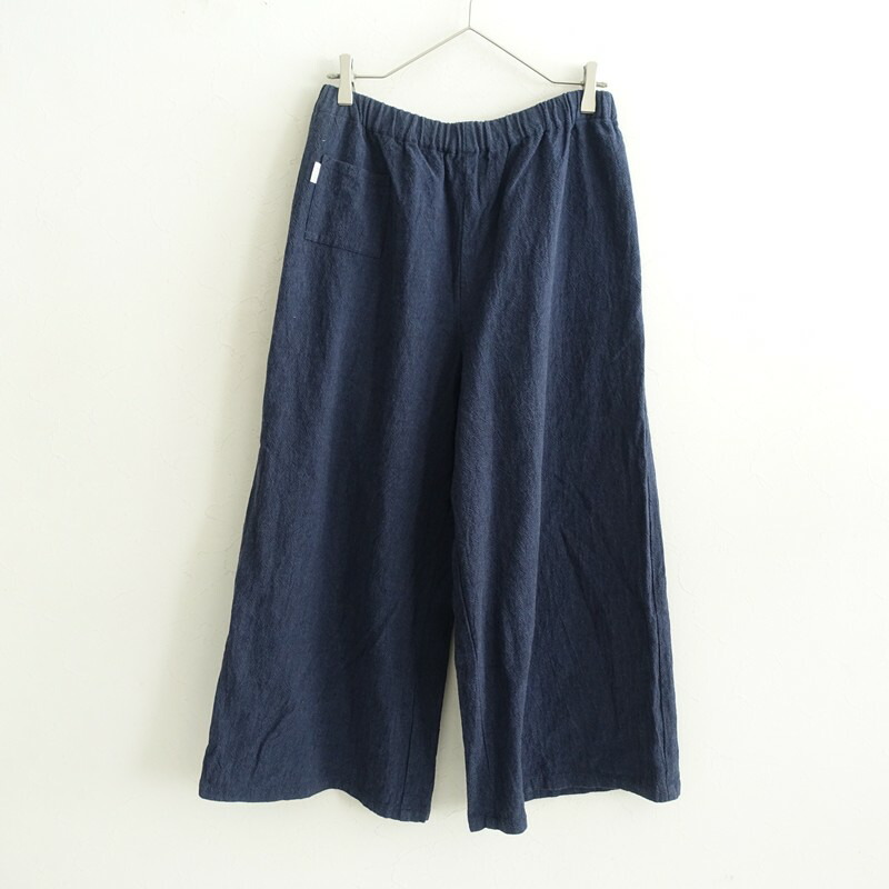 ソウソウ SOU SOU 平皺織 広形もんぺ F 【中古】【01D62】