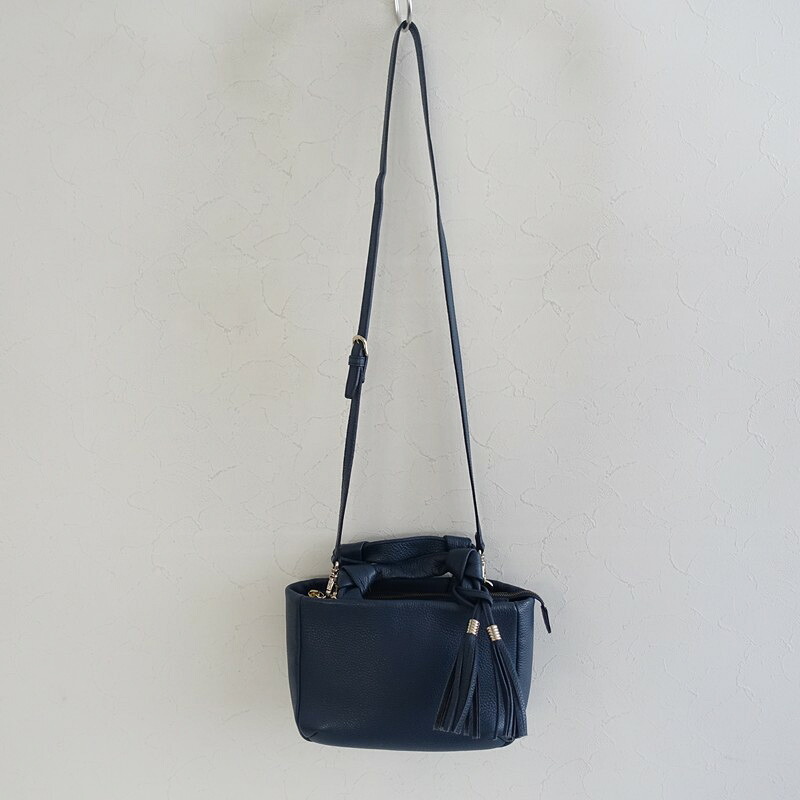 【美品/定価3.1万】アトリエヌウ Atelier nuu タッセルレザー loop ミニボストン 【中古】【01D62】|ブランド古着買取drop