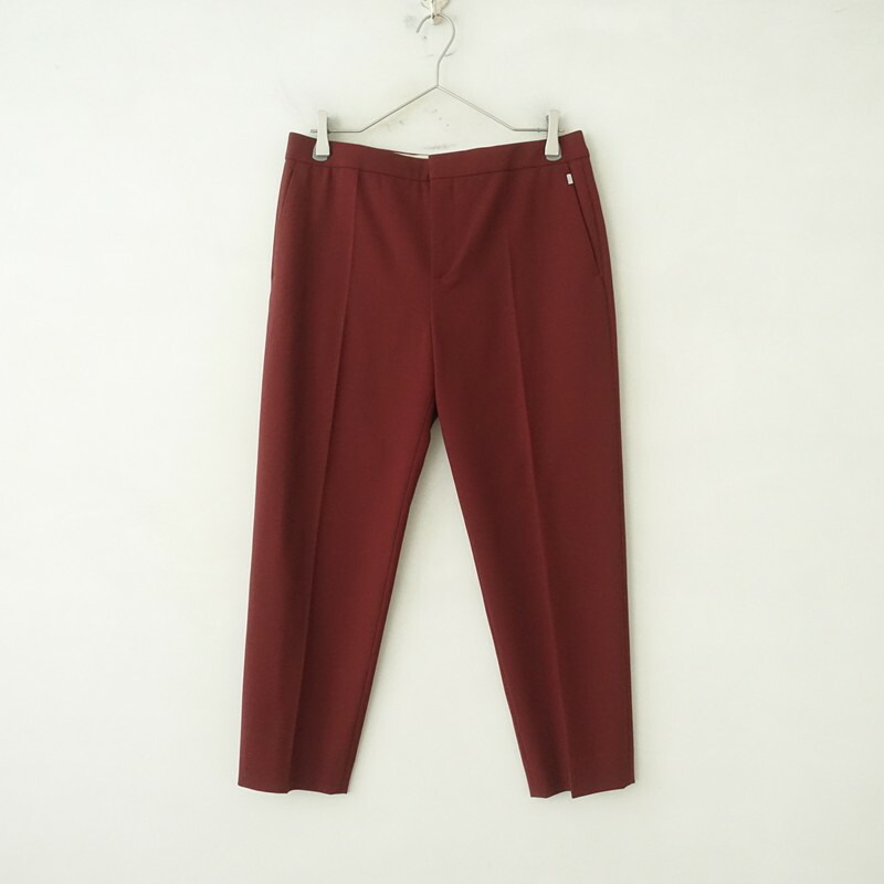 【美品】クロエ Chloe ストレッチウールテーパードパンツ  40 【中古】【21D62】