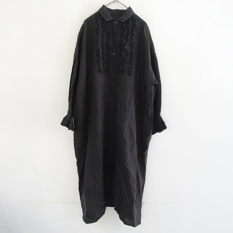 【2025AW/必要経費4.7万】ネスト衣装 nest Robe リネンスカラップレースワンピース  F 【中古】【31D62】