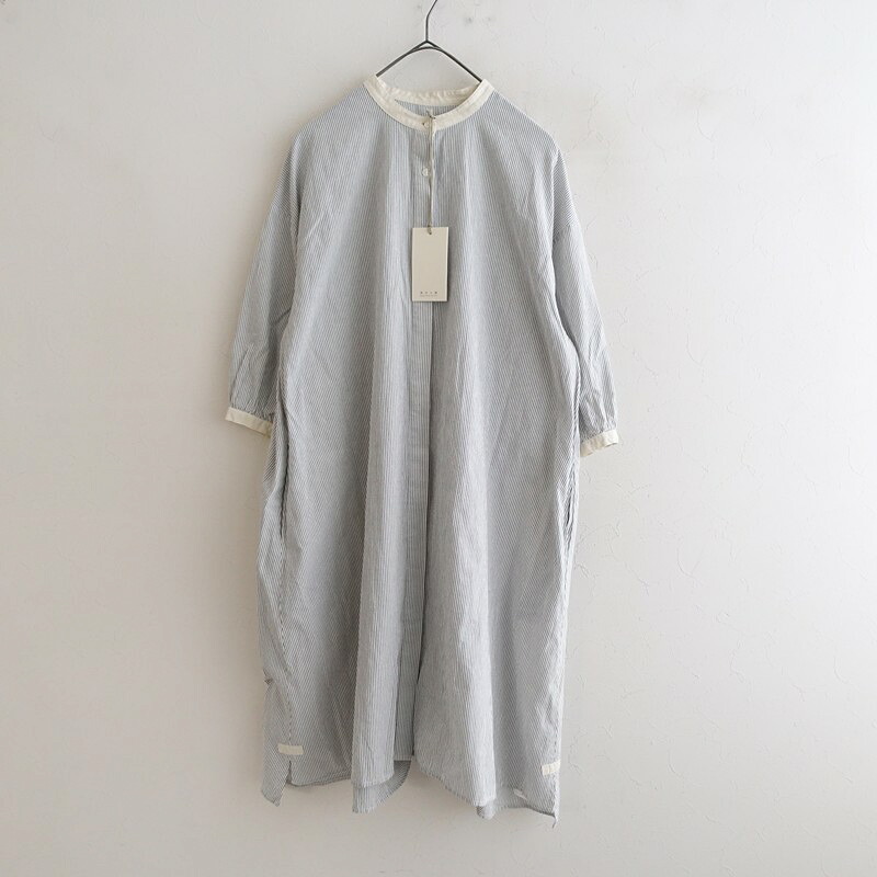 【美品/定価1.8万】 休日と詩 くちぶえロングシャツ 【中古】【31D62】
