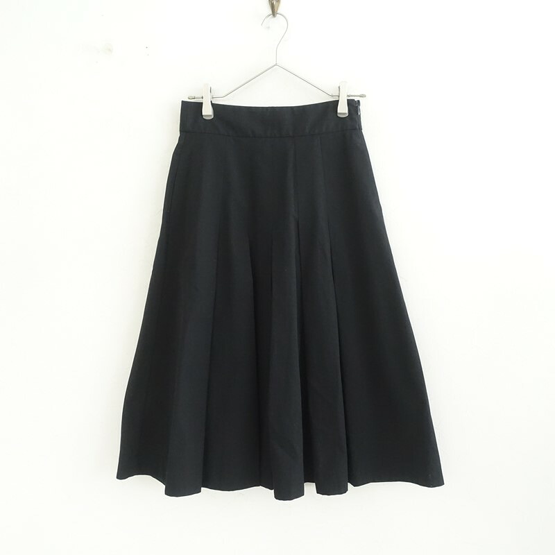 【定価4.2万】マーガレットハウエル MARGARET HOWELL プリーツタックスカート 1 【中古】【41D62】｜ブランド古着買取drop
