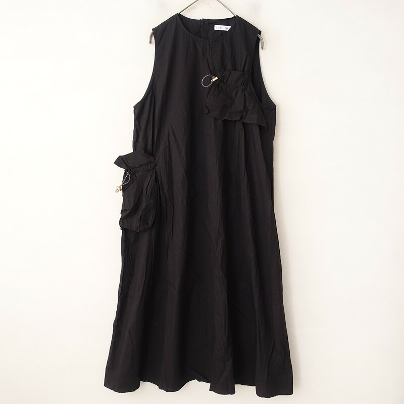【定価4.2万】ツテ to-te 巾着ポケットワンピース F 【中古】【22D62】｜ブランド古着買取drop