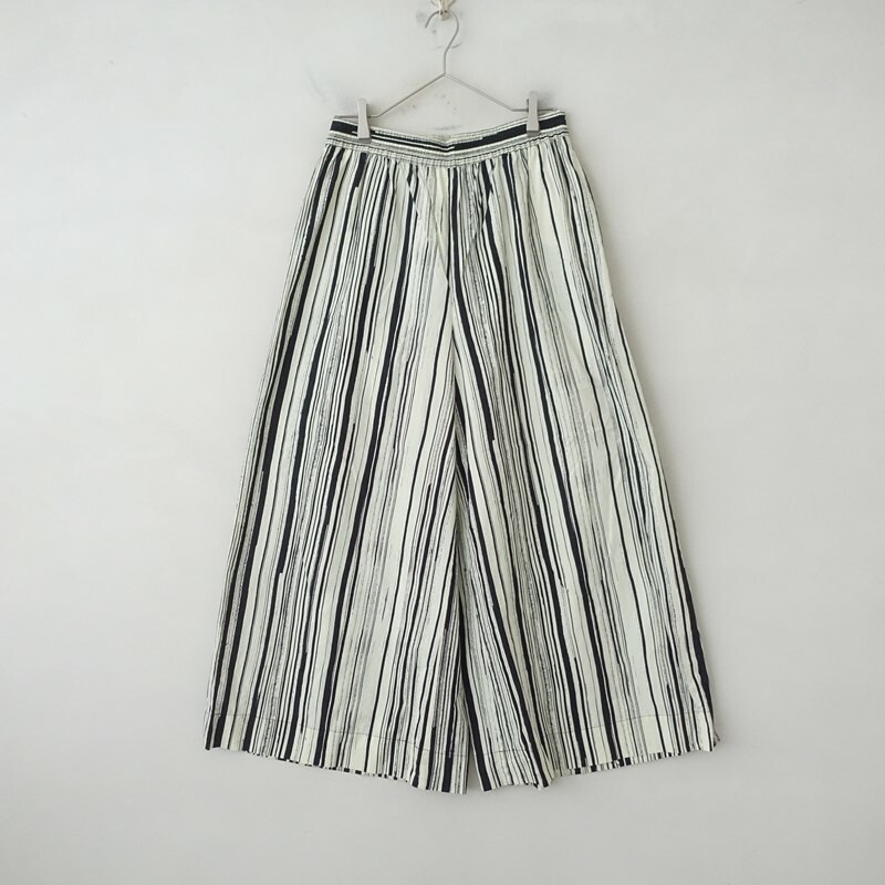 【通貨価値4.8万】マリメッコ marimekko Sh Siluetti poplin wide pants  M SHORT 【中古】【52D62】