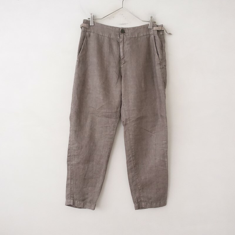 【2025/通貨価値3.9万】パドカレ pas de calais リネンツイルパンツ  36 【中古】【70E62】