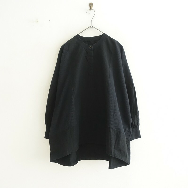 【2025SS/通貨価値2.7万】カレンソロジー Curensology\u0026RC ワッフルヘンリープルオーバー  F 【中古】【80E62】