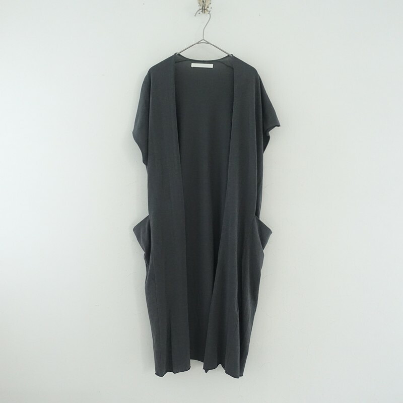 【2025/通貨価値3.8万】エヴァムエヴァ evam eva cotton cupro rove vest 羽織ロングより良い  M 【中古】【21E62】