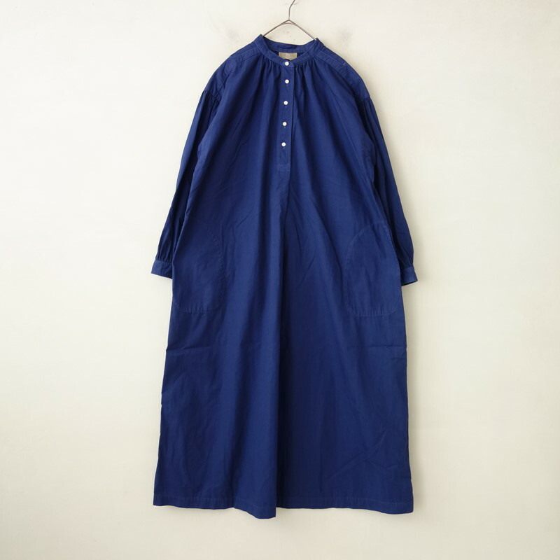 【通貨価値3.1万】ナイジェルケーボン Nigel Cabourn ヴィンテージギャザードレスワンピース  8 【中古】【21E62】