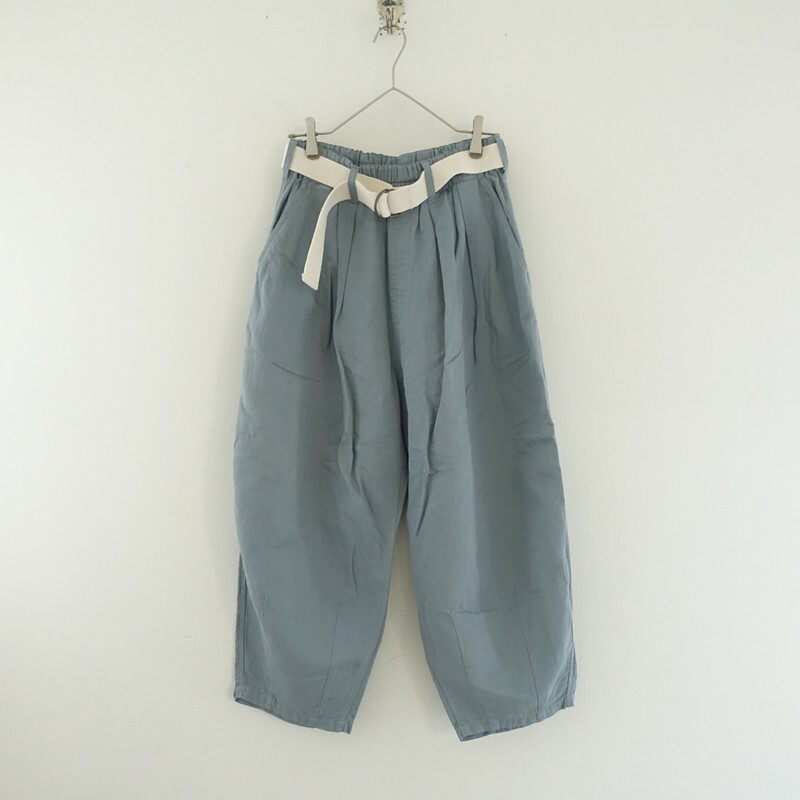 【通貨価値3.0万】ネスト衣装 nest Robe コットンリネンサテンコクーンイージーパンツ  F 【中古】【31E62】
