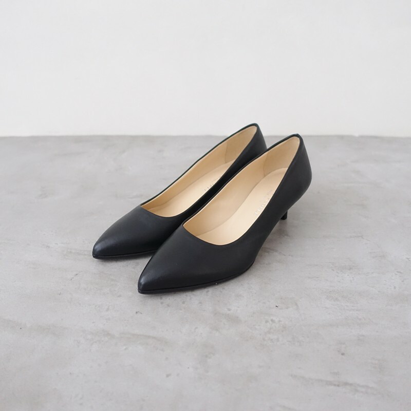 【未当て嵌める/通貨価値2.8万】プレインピープル PLAIN PEOPLE なめし革パンプス 36/23  36 【中古】【31E62】