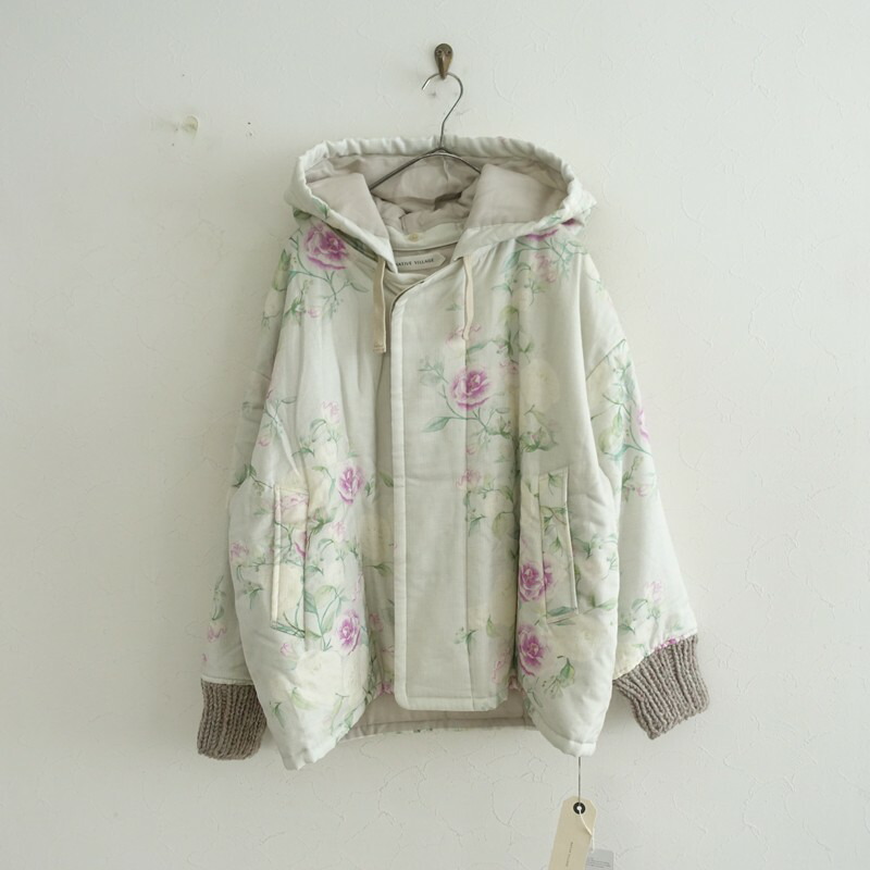 【未当て嵌める/2025AW/必要経費9.4万】ネイティブヴィレッジ NATIVE VILLAGE キルト上衣a silent poem  F 【中古】【41E62】