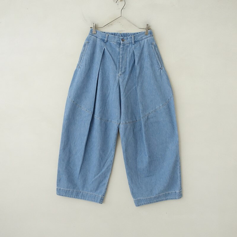 【2026SS/通貨価値1.6万】ツチエ TUTIE. コットンデニムコクーンパンツ  64-70 【中古】【32E62】