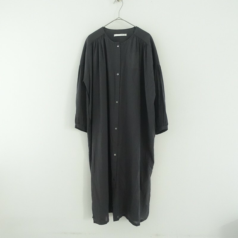 【美品/2024/通貨価値3.9万】エヴァムエヴァ evam eva コットンギャザーワンピース  M 【中古】【32E62】