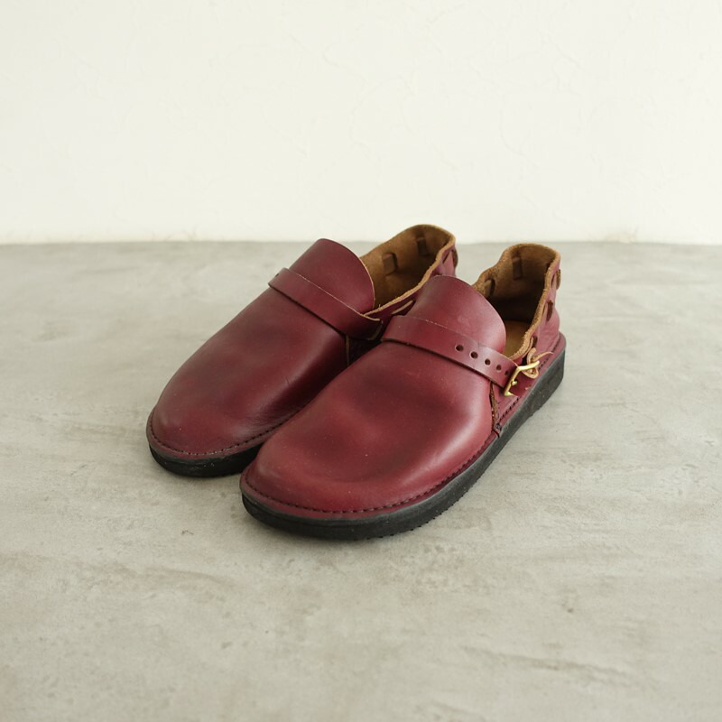 【美品/通貨価値4.1万】オーロラシューズ AURORA SHOES Middle English なめし革シューズ 6/23  6 【中古】【32E62】