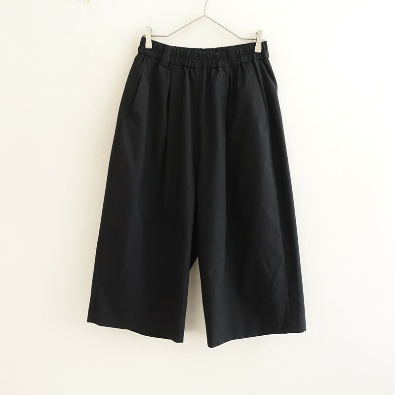 【通貨価値2.7万】アトリエナルセ atelier naruse ウールフォーマルガウチョパンツ  1 【中古】【52E62】