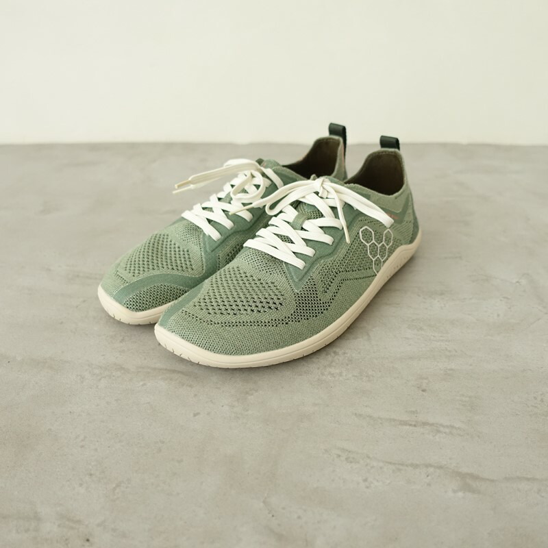 【未当て嵌める/通貨価値2.5万】ビボベアフット Vivobarefoot PRIMUS LITE KNIT NATURAL スニーカー EU38/US7/24  EU38/US7/UK5 【中古】【72E62】
