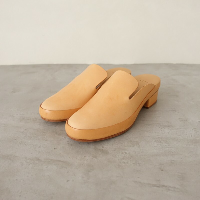 【未当て嵌める】フェイト FEIT Hand Sewn Mule ミュール 38/24  38 【中古】【92E62】
