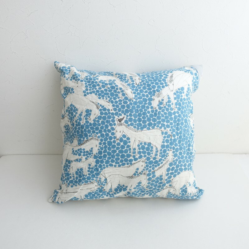 ミナペルホネン mina perhonen oasis ravioli cushion 座布団   【中古】【13E62】