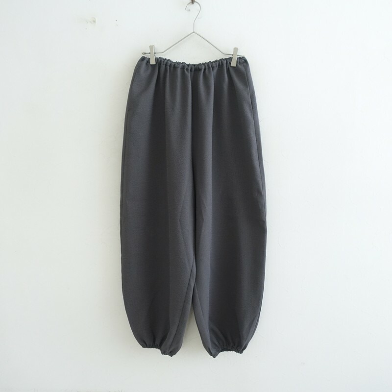 【2025/通貨価値1.9万】ミズイロインド mizuiro-ind ストライプドローイングイージーパンツ  - 【中古】【20F62】