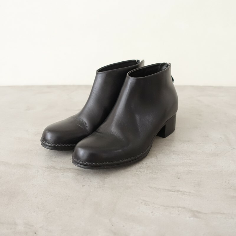 フェイト FEIT Caremonial Mid Heel Boot レザーブーツ 37 【中古】【20F62】|ブランド古着買取drop