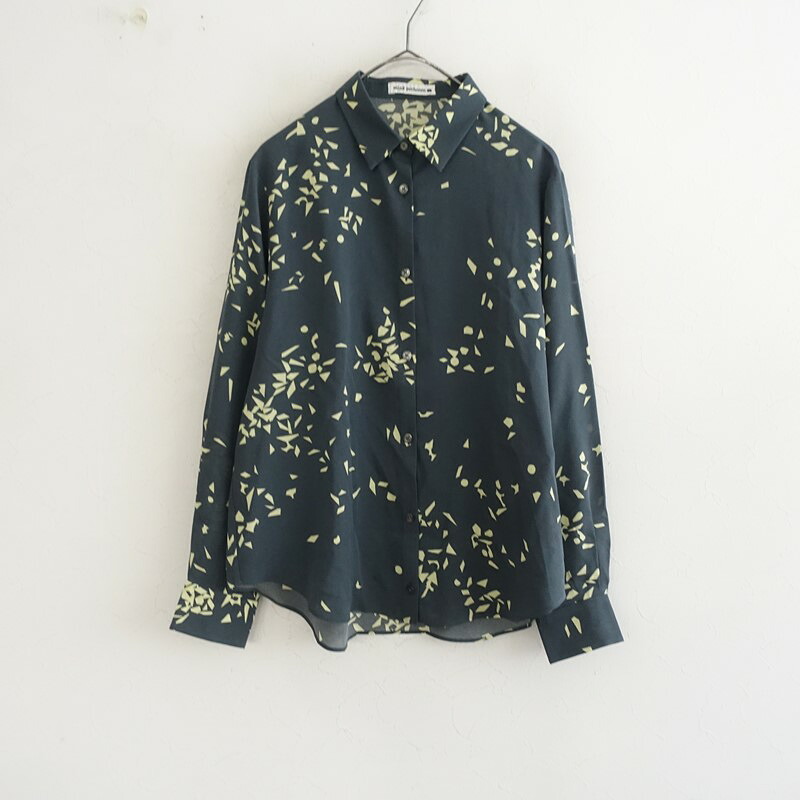 【未使用/2025aw/定価6.0万】ミナペルホネン mina perhonen star snow シルクブラウス 38 【中古】【30F62】|ブランド古着買取drop
