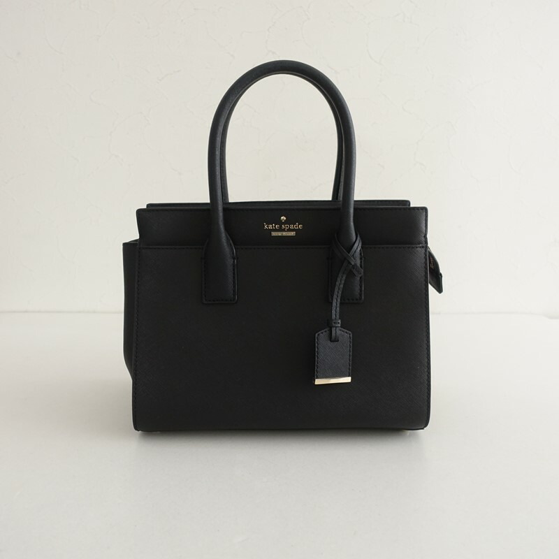 【美品】ケイトスペード kate spade レザーハンドバッグ チャーム付 【中古】【40F62】｜ブランド古着買取drop 9,442円