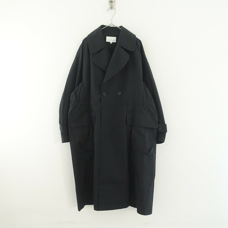 【美品/2026/定価5万】アピースオブライブラリー a piece of Library ラスターポプリンジャーマンコート 2 【中古】【50F62】｜ブランド古着買取drop
