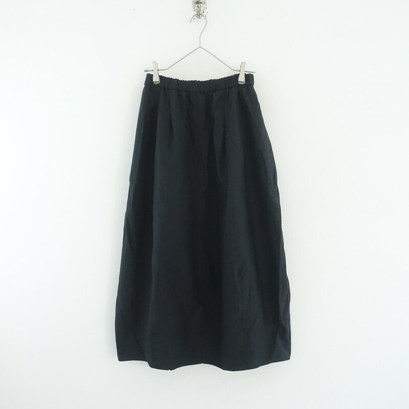 【通貨価値1.6万】かぐれ kagure コットンリネンコクーンスカート  F 【中古】【60F62】