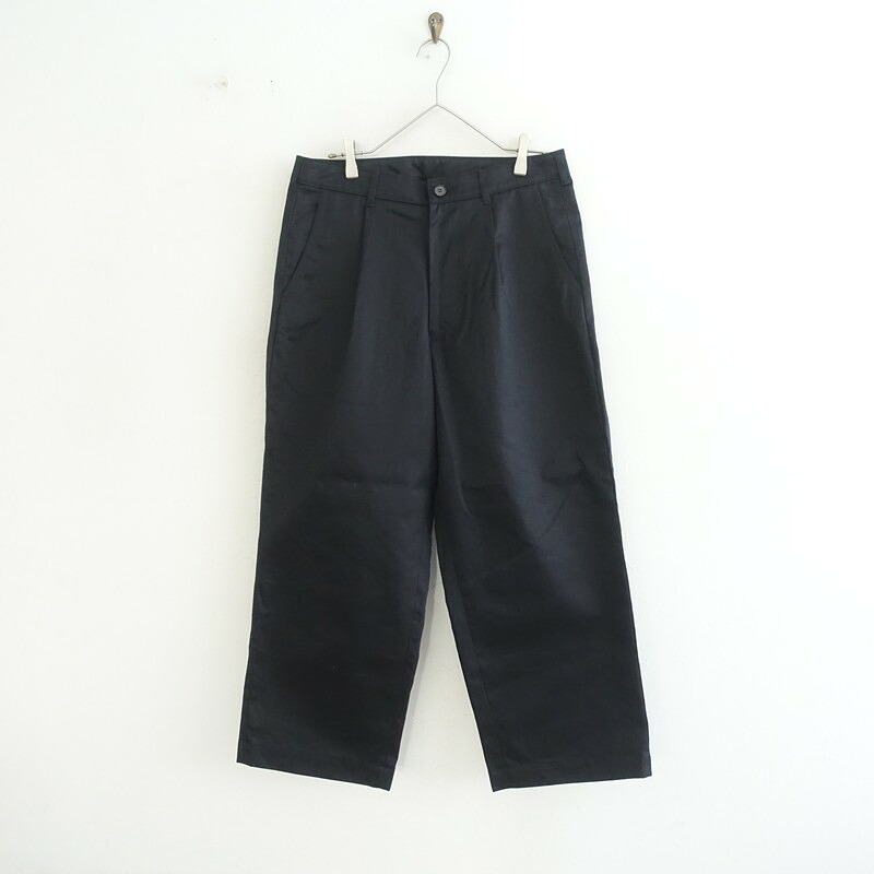 【美品/メンズ】メゾンドソイルオム maison de soil HOMME コットンタックパンツ  1 【中古】【70F62】