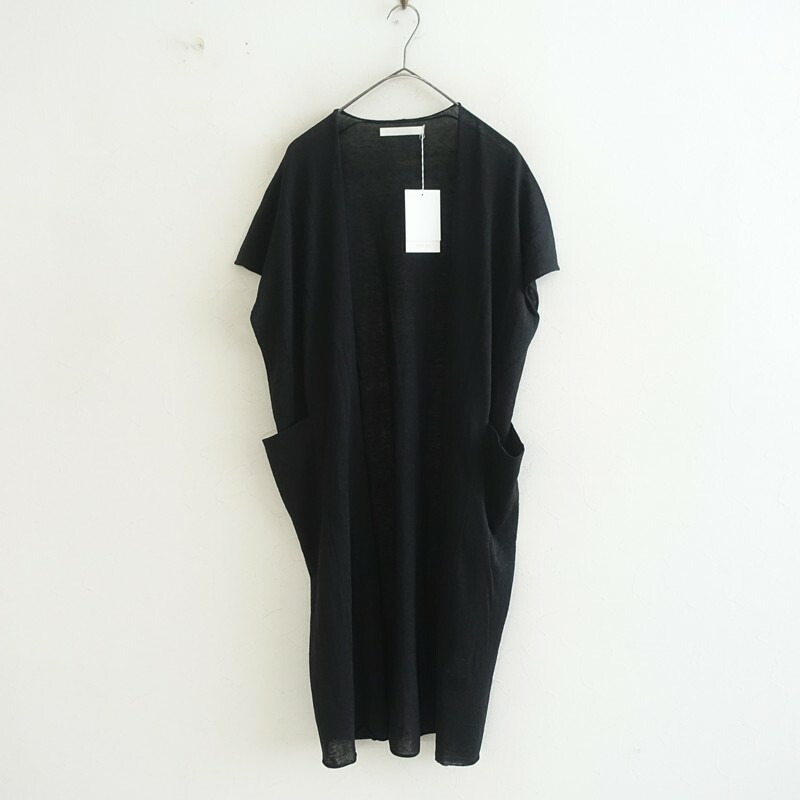 【美品/2025/定価3.7万】エヴァムエヴァ evam eva linen robe vest ニットロングベスト M 【中古】【80F62】｜ブランド古着買取drop