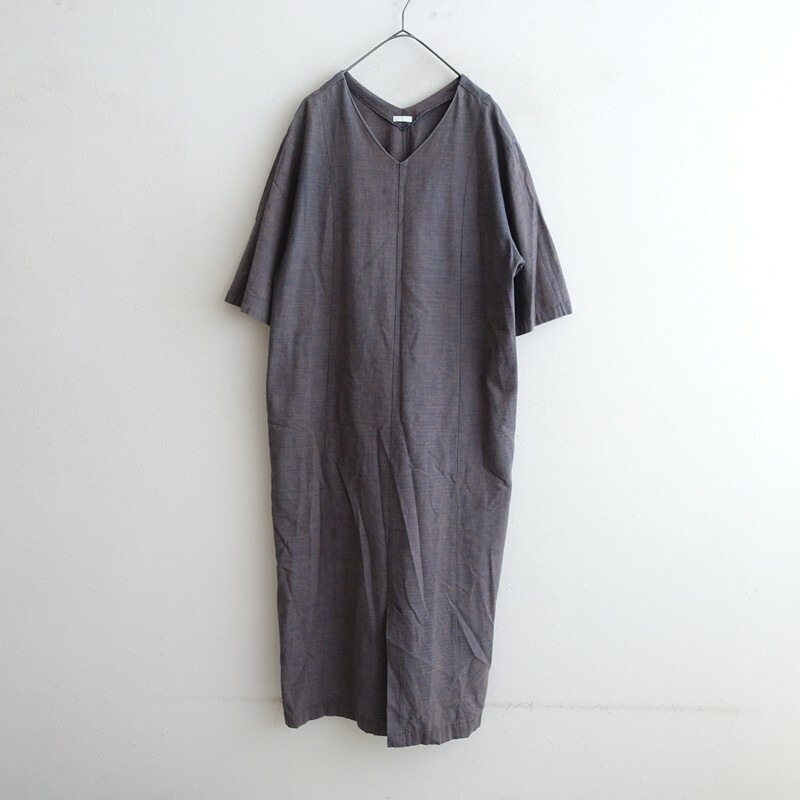 【通貨価値2.8万】ヨハク yohaku 備後節織衣装 柿渋藍  F 【中古】【01F62】