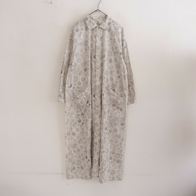ヤエカライト YAECA WRITE 93504 コットンプリントワンピース M 【中古】【61F62】｜ブランド古着買取drop