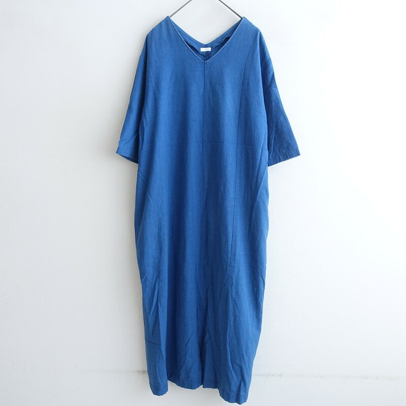【定価2.8万】ヨハク yohaku 備後節織ワンピース F 【中古】【03F62】｜ブランド古着買取drop 9,813円
